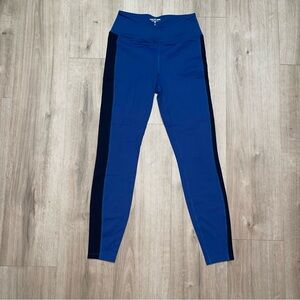 Year of Ours Women’s Size Small Blue & Black Leggings. Made in USA